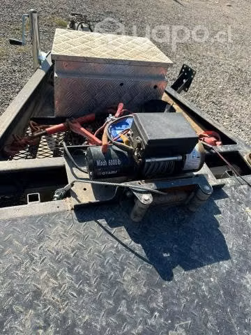 Carro arrastre americano con frenos inercia