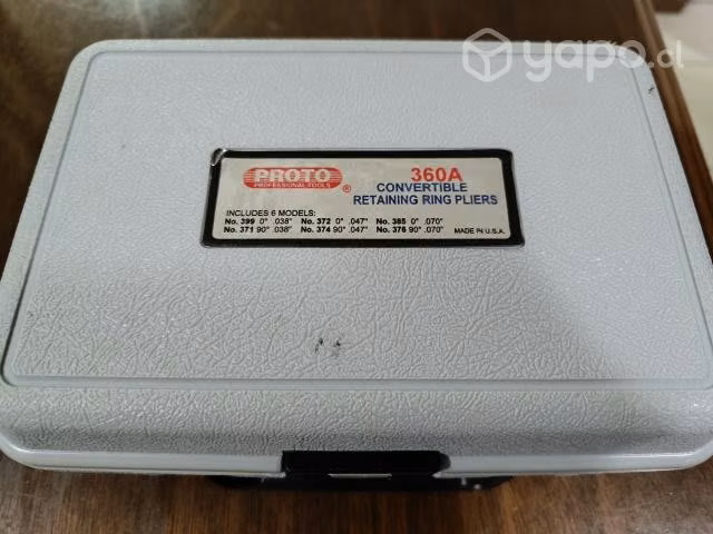 Juego de alicates de seguros
