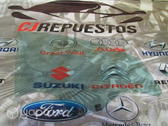 Oo28 vidrio delantero derecho renault symbol 2014