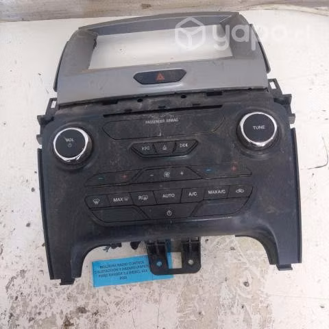 Moldura radio control calef y Hazard Ford Ranger