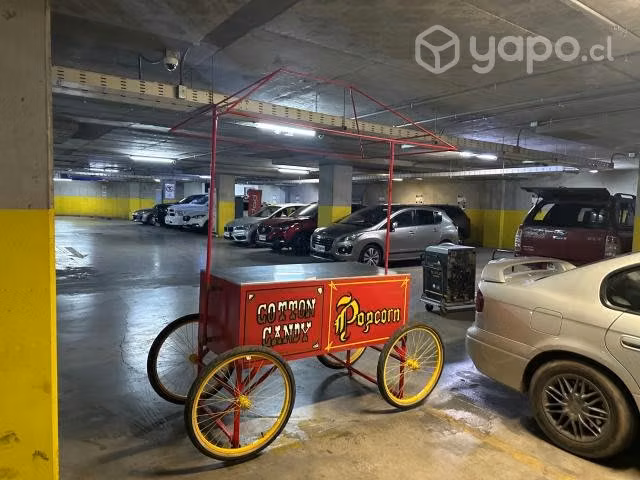 Carro cabritas popcorn