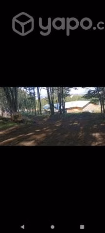 Vendo parcela de 1/2 hectárea con casa y cabaña
