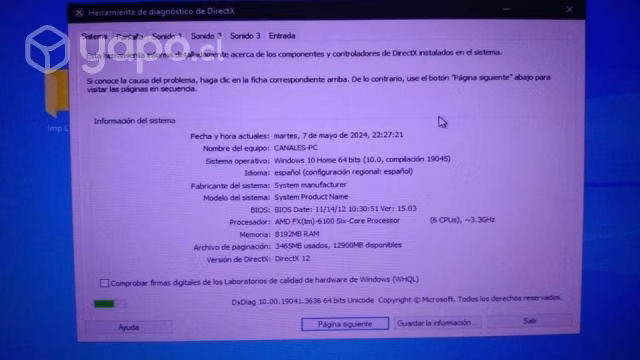 Computador de escritorio