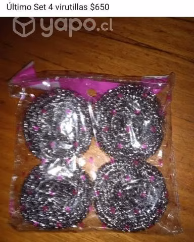 Set 4 virutillas