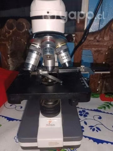 Microscopio binocular 4 objetivos