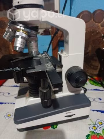 Microscopio binocular 4 objetivos