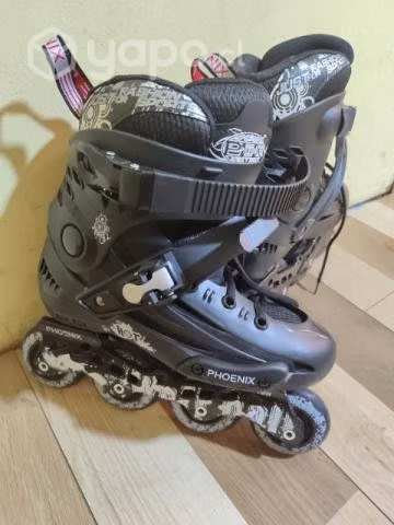 Patines profesionales Phoenix negro N 39 + bolso
