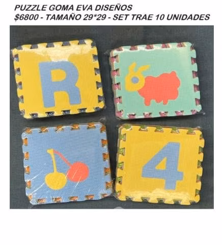 Alfombra goma eva puzzle