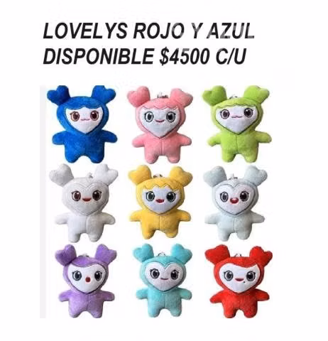 Lovelys rojo y azul