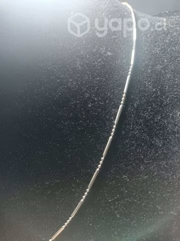 Cadena de Plata Ley 925, tipo Militar eslabón