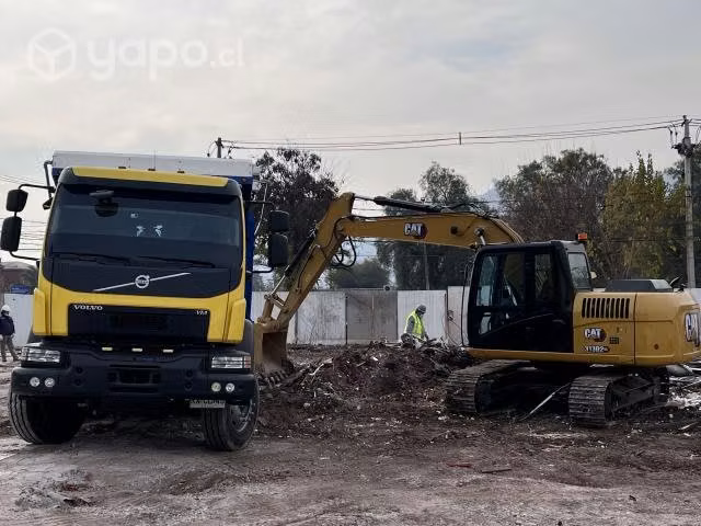 Arriendo excavadora - demolicion