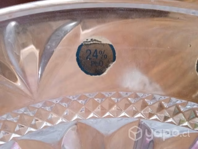 Frutera de cristal Bohemiam
