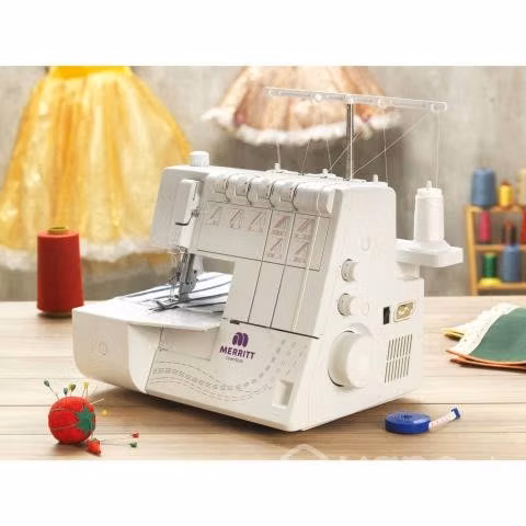 Maquina de coser merritt collaretera