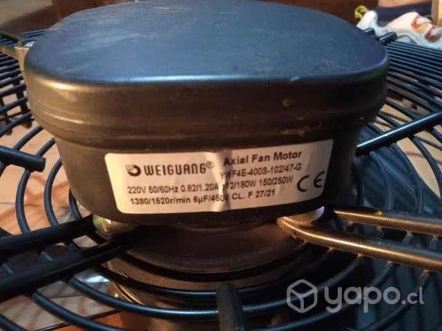 Ventilador axial 220v 400s - Imagen 2