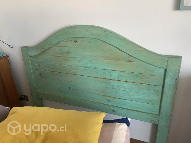 Respaldo de cama de 2 plazas