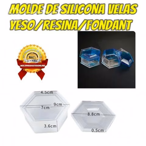 Molde Silicona Caja Almacenamiento/Maceta Forma Ex