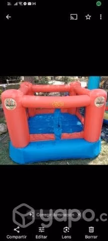 Carrito de completo, castillo inflable