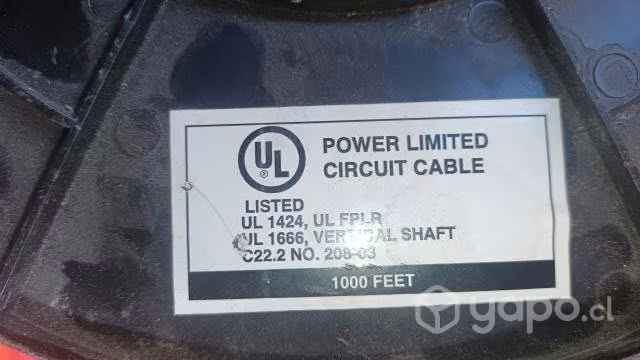 Cable de incendio 2×16 apantallado 242 metros