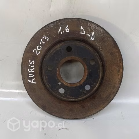 Disco freno Del. Der. Toyota Auris 1.6 Mt 2013