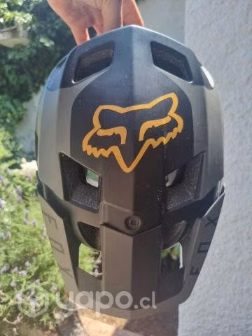Casco fox dropframe pro negro/dorado - Imagen 4