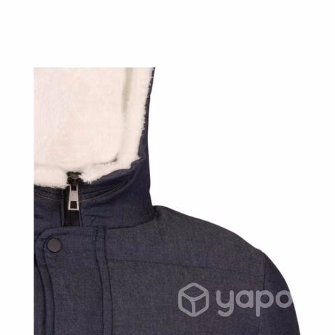 Parka Azul Talla S Con Gorro y Chiporro Modelo 158