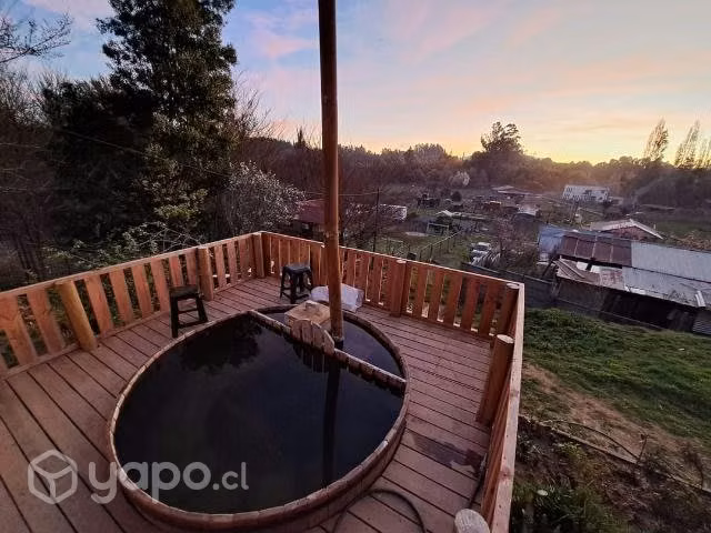 Se vende terreno en Hualqui con quincho y tinaja