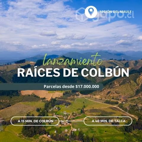 Nuevo proyecto de parcelas , Colbún, San Clemente