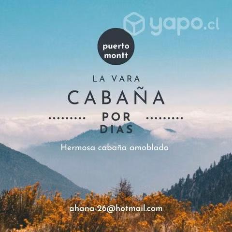 Cabaña  por días