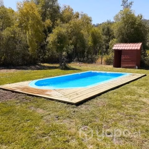 Cabaña con piscina privada camino Termasdechillan.