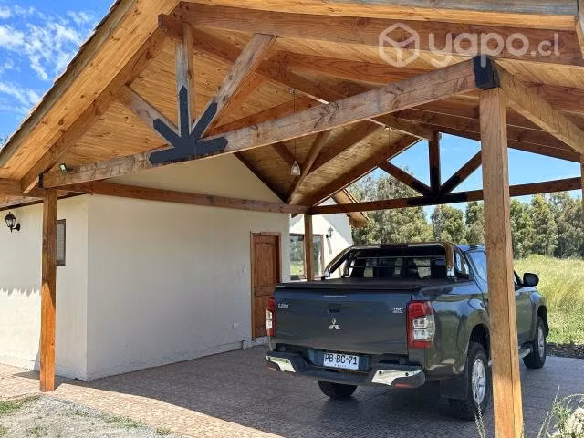 Parcela con casa nueva colonial a min de Chillán