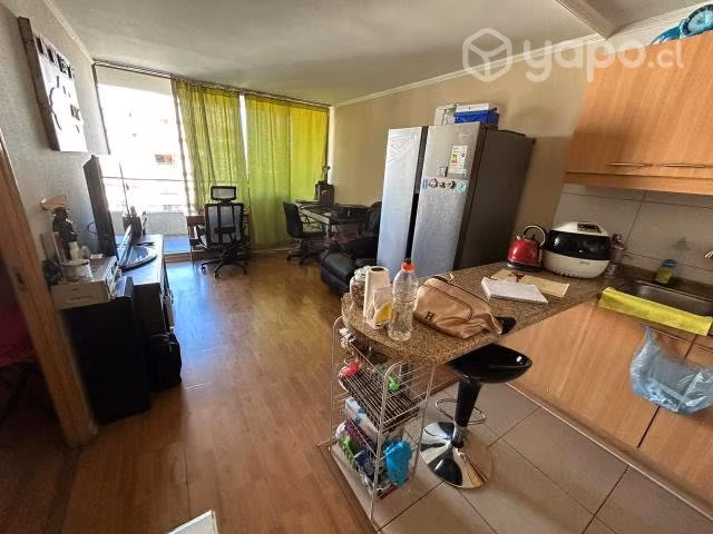 Depto 1 dorm El LLano con estacionamiento