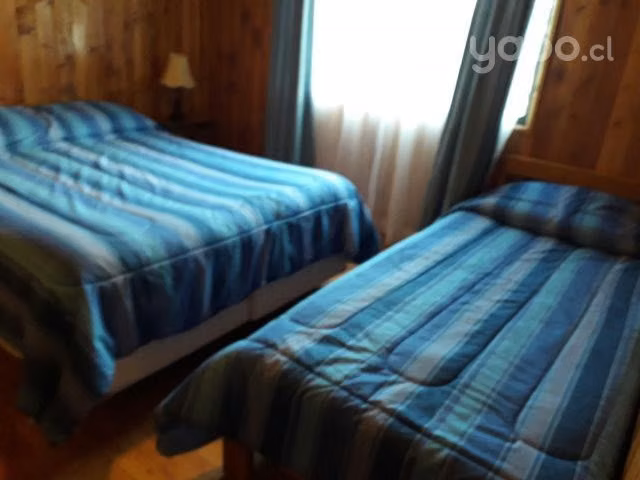 Cabaña con vistas al volcán Villarrica en Caburgua