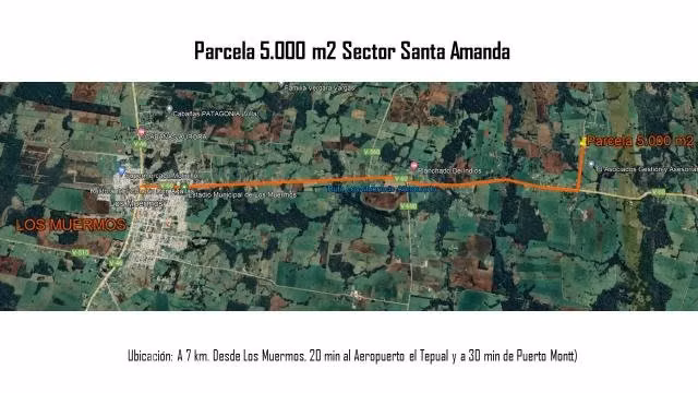 Parcela agrado de 5.000 m2