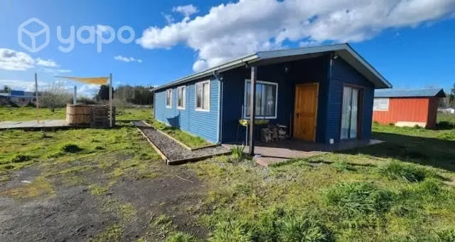 Cabaña con tinaja y piscina privada