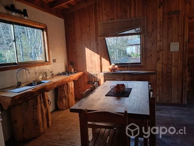 Cabaña en Coñaripe a orillas de río