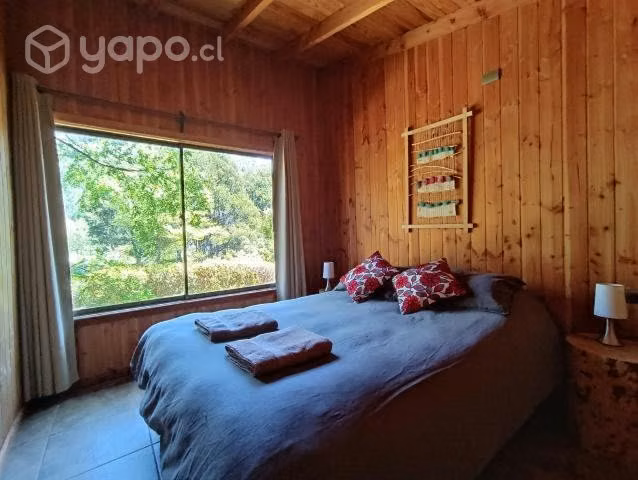 Cabaña en Coñaripe a orillas de río