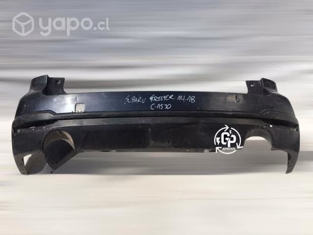 Parachoque trasero subaru forester 2014 2018