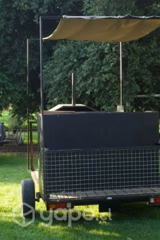Extraordinario carro parrillero pizzero