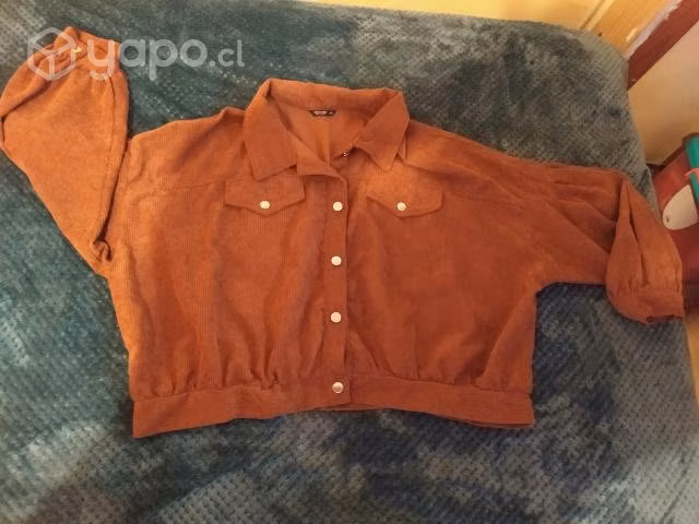 Chaqueta café Shein talla 4XL - Imagen 2