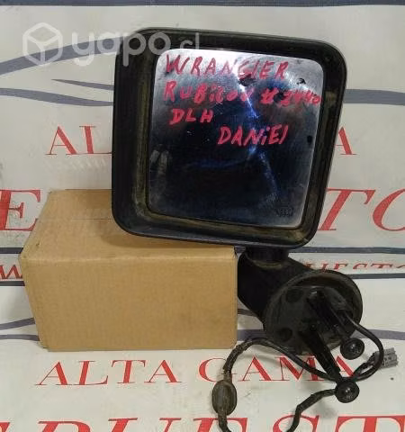 Espejo retrovisor izquierdo jeep wrangler 2014