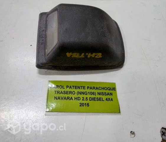 Farol Patente Parachoque Trasero (NNG106) Nissan