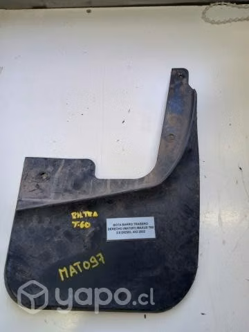 Bota Barro Trasero Derecho (MAT097) Maxus T60 2.8