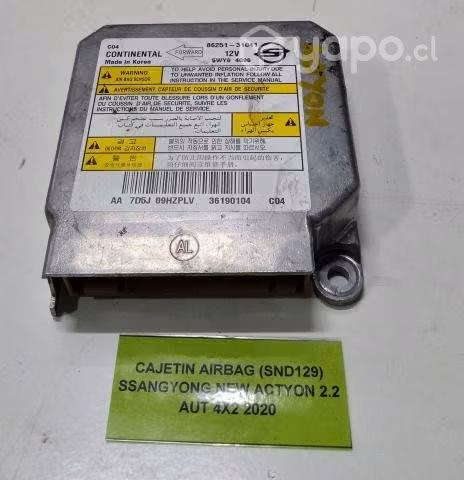 Cajetin Airbag Ssangyong New Actyon 2.2