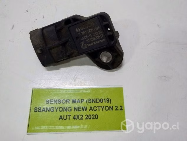 Sensor Map Ssangyong New Actyon 2.2 AUT