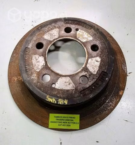 Tambor Disco Freno Trasero Ssangyong New