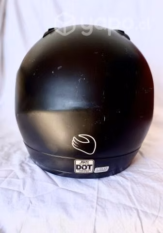 Casco Moto Integral Certificado negro talla L