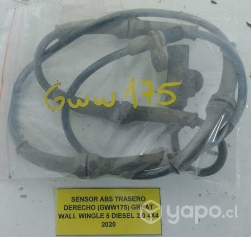 Sensor ABS Trasero Der Wall Wingle 5 2.0 2020 4x4
