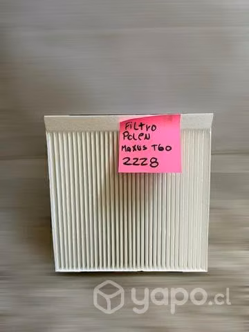 Filtro de polen Maxus t60