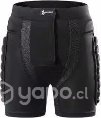 Pantalón corto con proyectores y acolchado, moto - Imagen 2