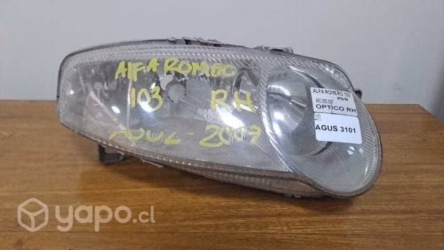 Optico derecho alfa romero 